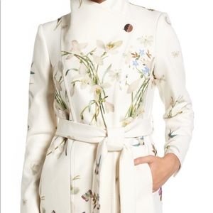 ted baker floral coat